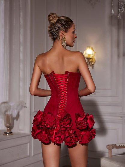Ella™ Red Roses Klänning